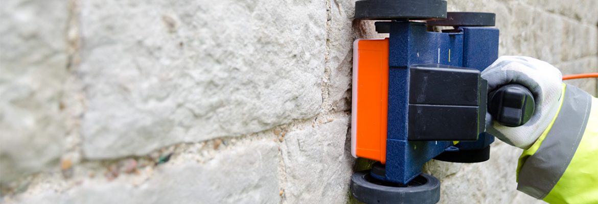 Scanning wall using Ground Penetrating Radar 